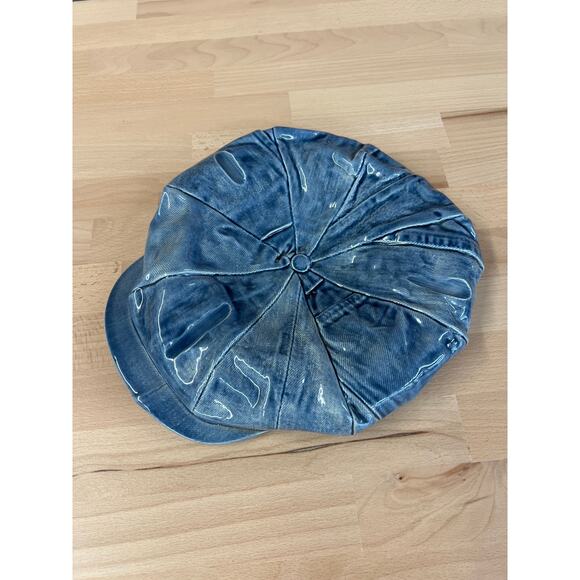 1970s Sittre Ceramic Denim Newsboy Cap – Signed “The Kid” Ashtray / Catchall - Picture 3 of 6